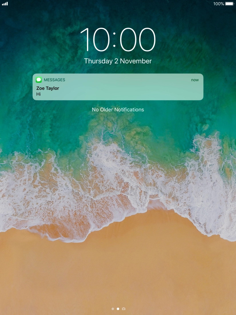Press the required push notification and follow the instructions on the screen to use the selected function.