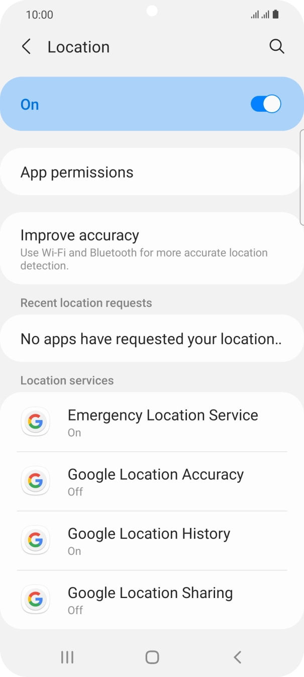 Press App permissions. Press App permissions.
