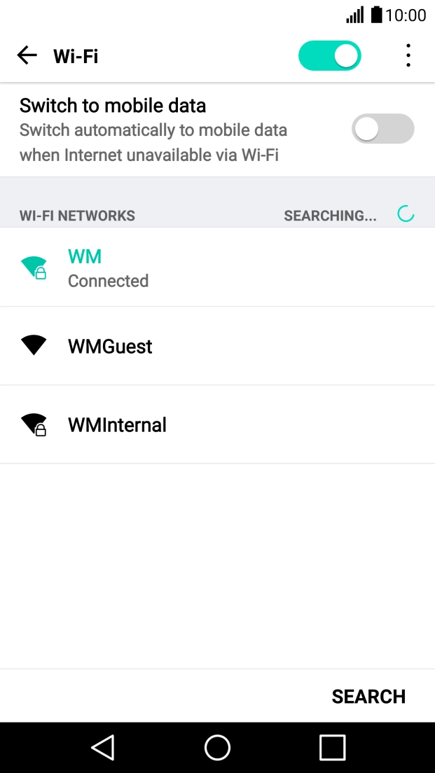 Press the Home key to return to the home screen. Press the Home key to return to the home screen.