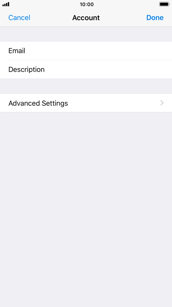 Press Advanced Settings. Press Advanced Settings.