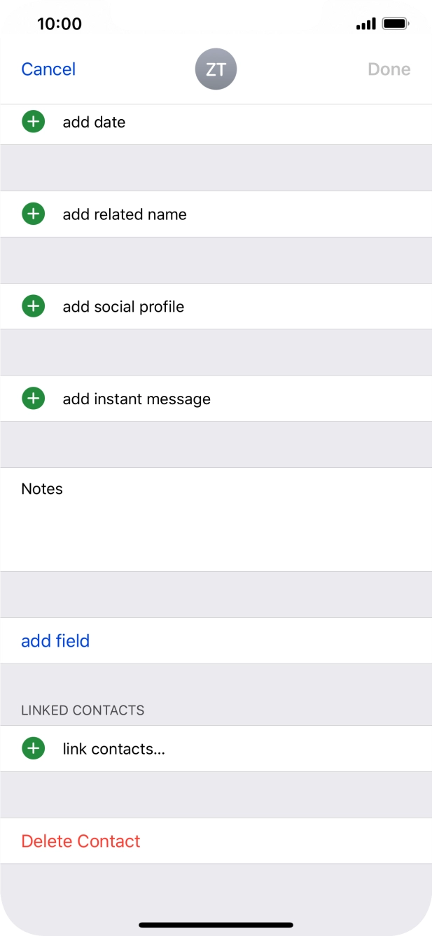 Press link contacts....