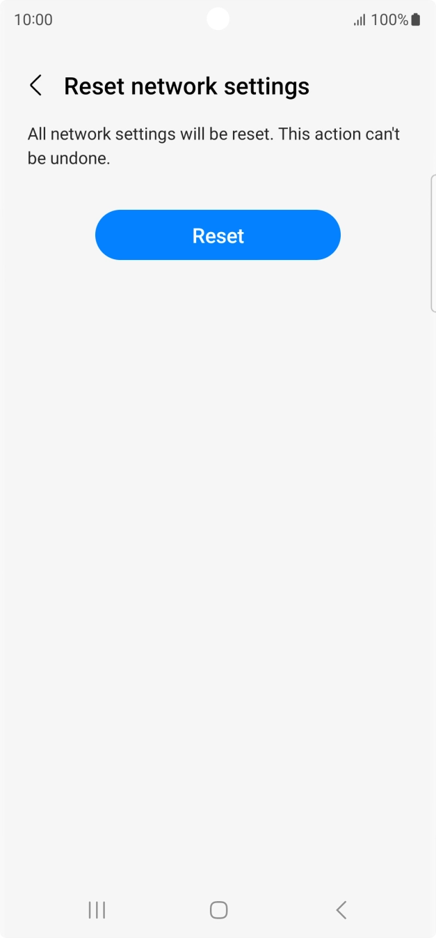 Press Reset.