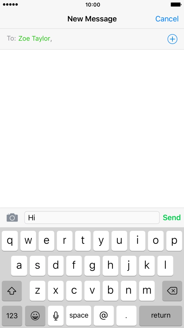 Press Send.