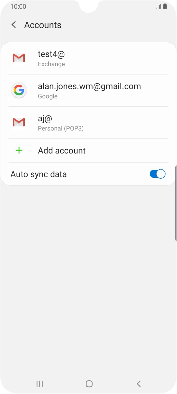 Press the Home key to return to the home screen. Press the Home key to return to the home screen.