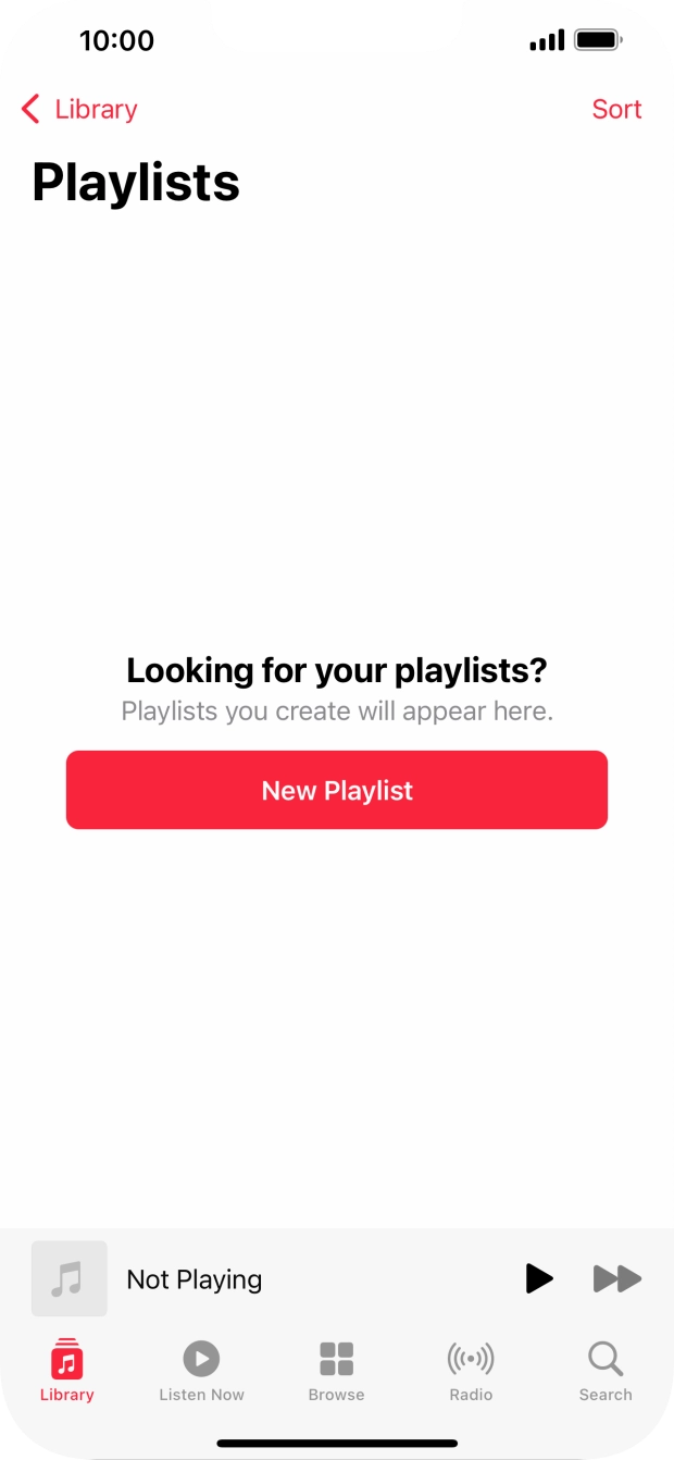 Press New Playlist.