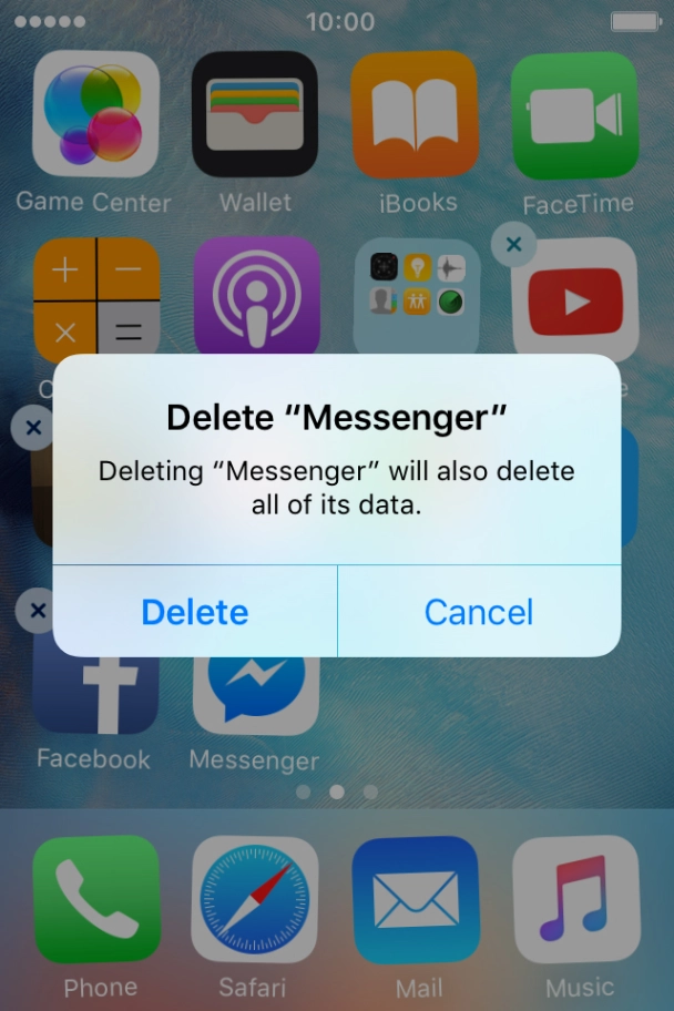 Press Delete.