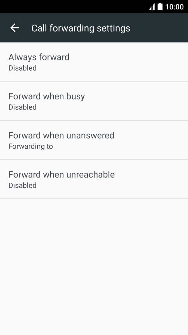 Press the Home key to return to the home screen.