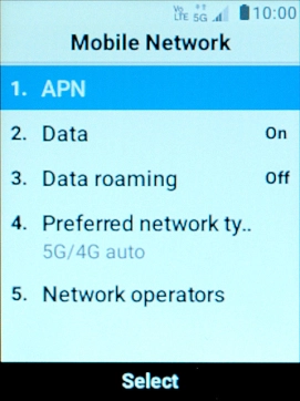 Select APN.