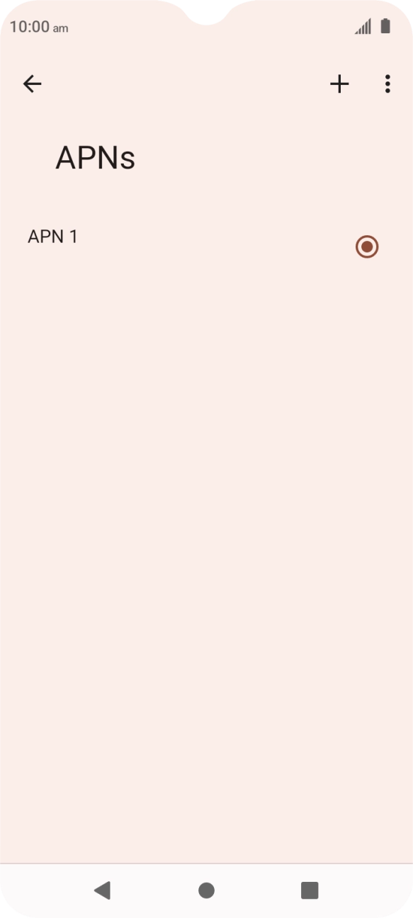 Press the add icon. Press the add icon.