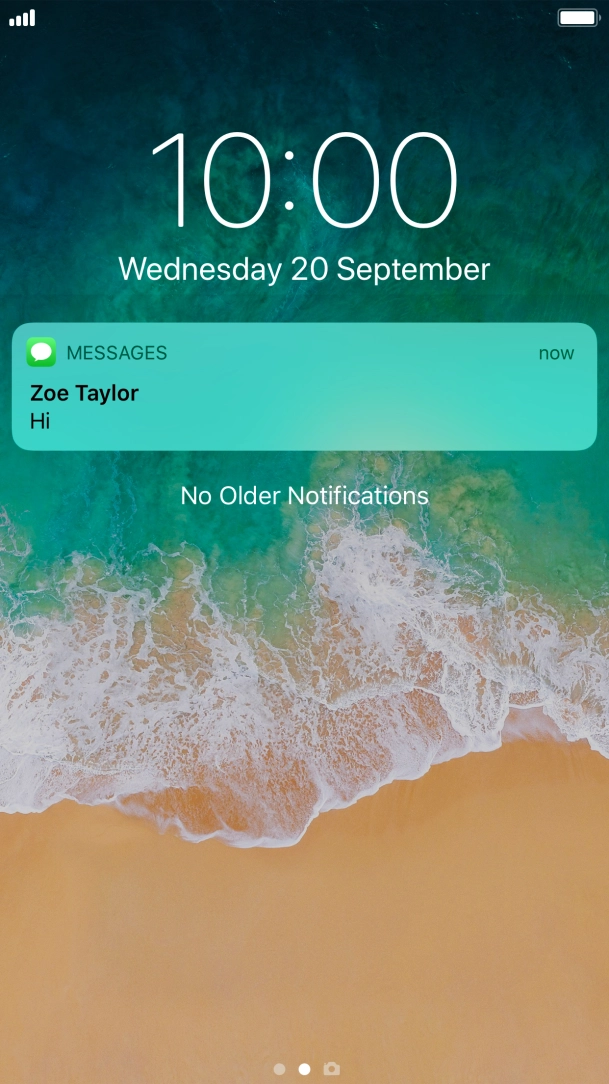 Press the required push notification and follow the instructions on the screen to use the selected function. Press the required push notification and follow the instructions on the screen to use the selected function.