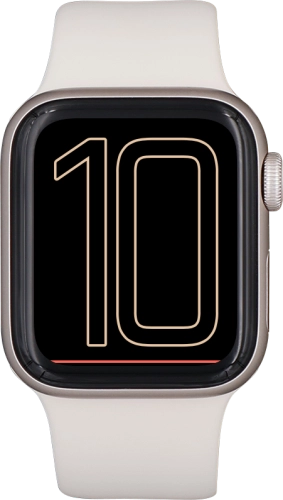 Imagen 1: Vista frontal del Apple Watch SE 3 - Silver