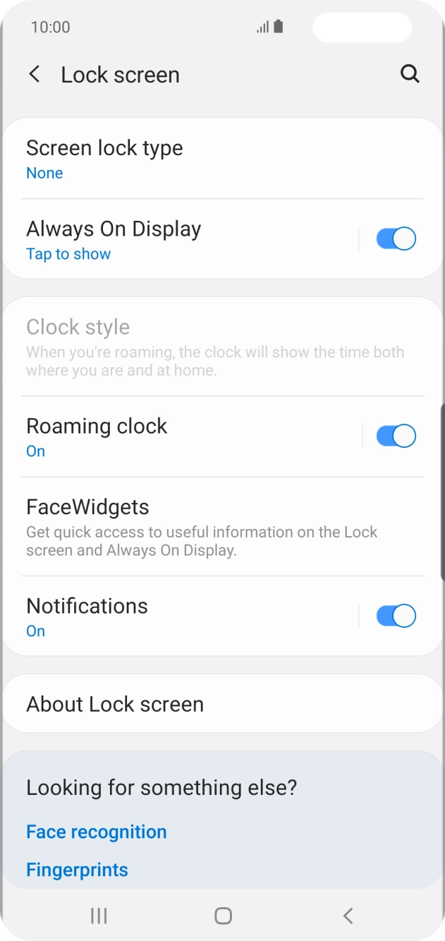 Press the Home key to return to the home screen. Press the Home key to return to the home screen.