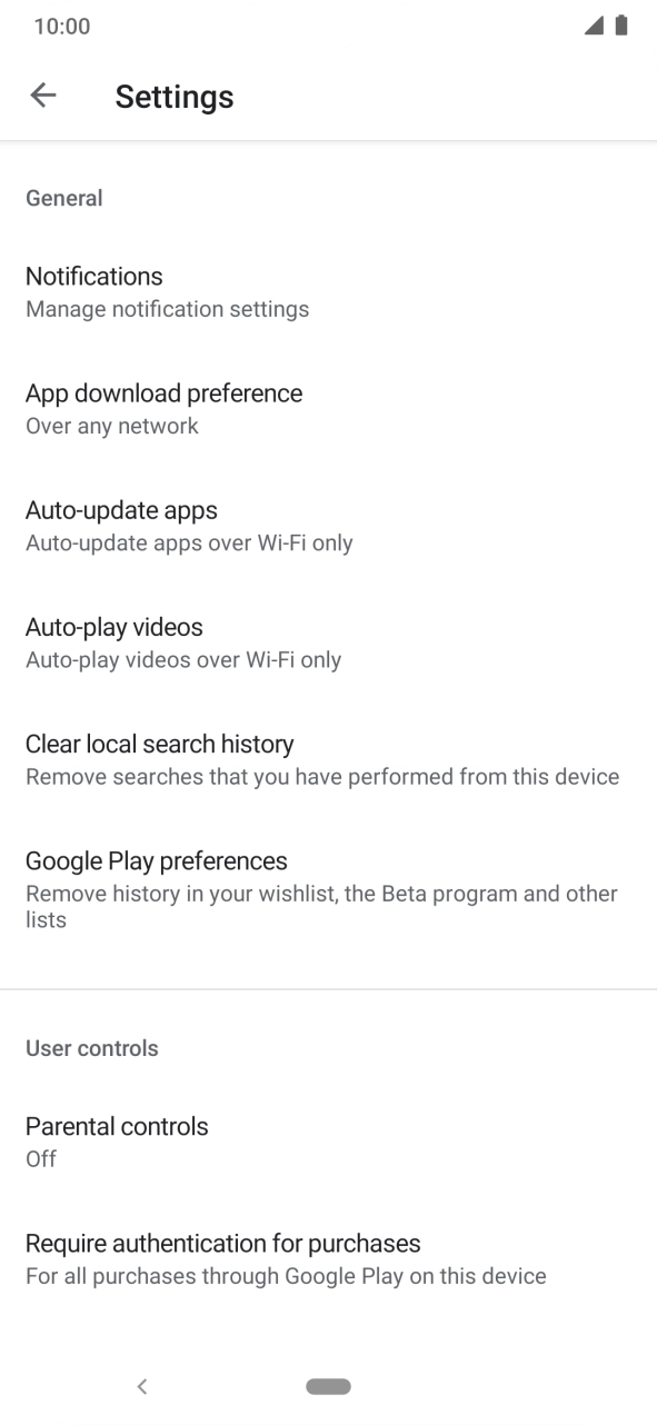 Press Auto-update apps. Press Auto-update apps.