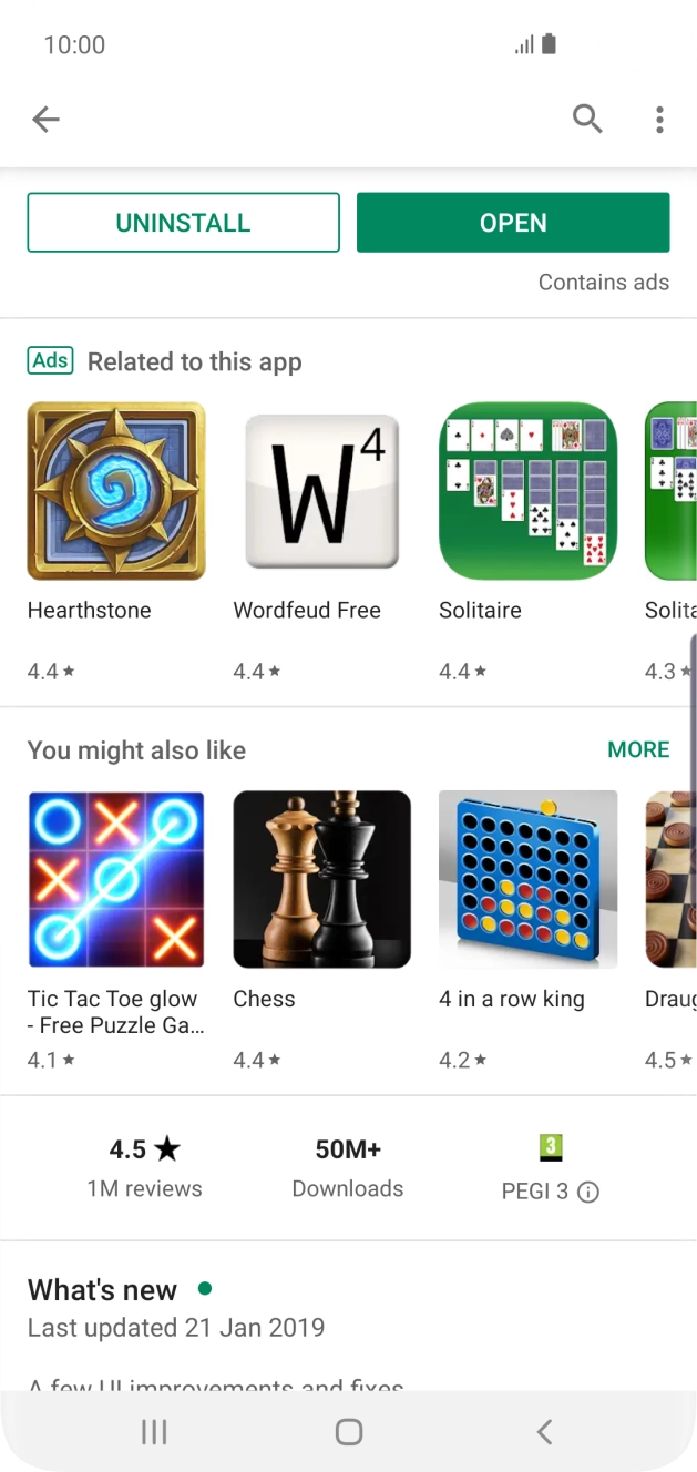 Press the Home key to return to the home screen. Press the Home key to return to the home screen.