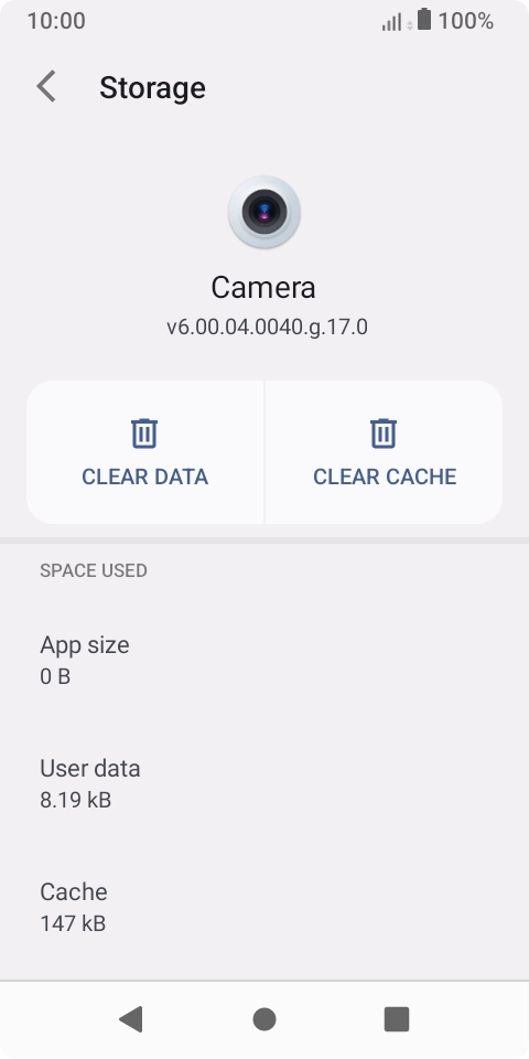 Press CLEAR CACHE. Press CLEAR CACHE.