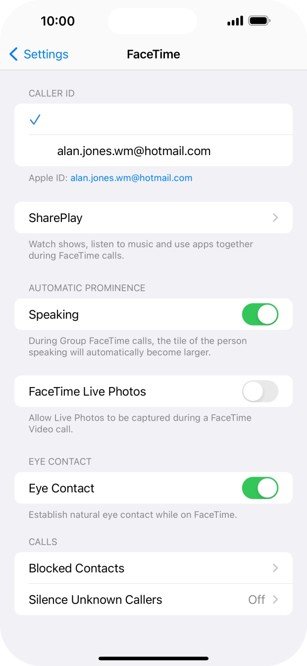 Press SharePlay.