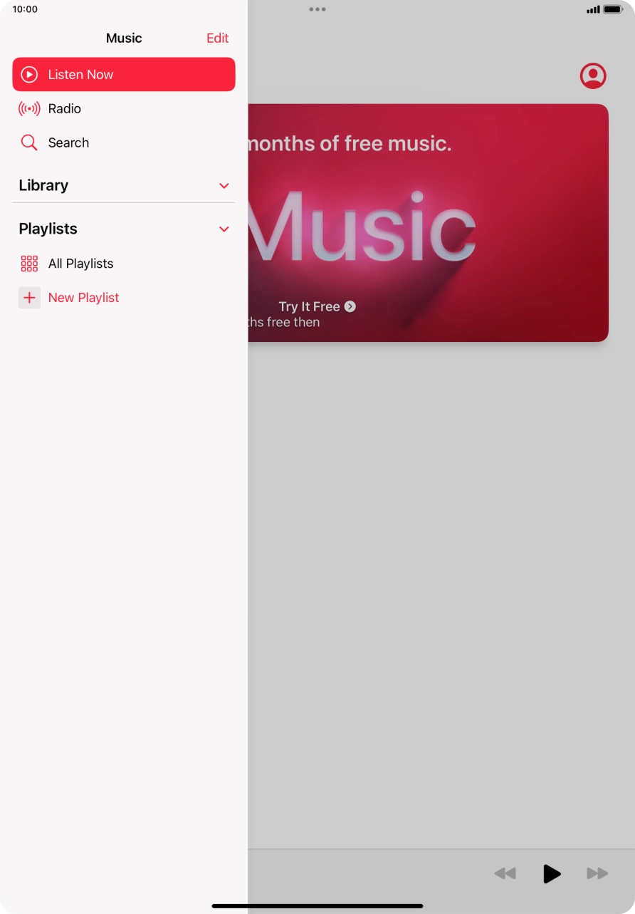 Press New Playlist.