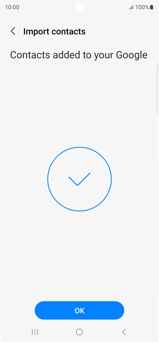 Press OK. Press OK.
