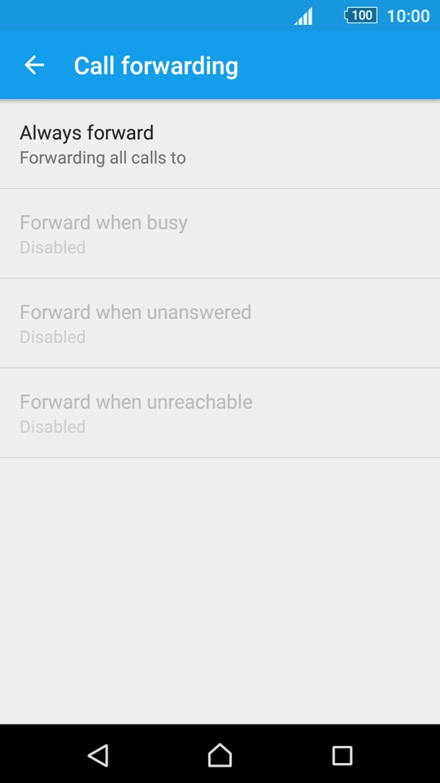 Press the Home key to return to the home screen.