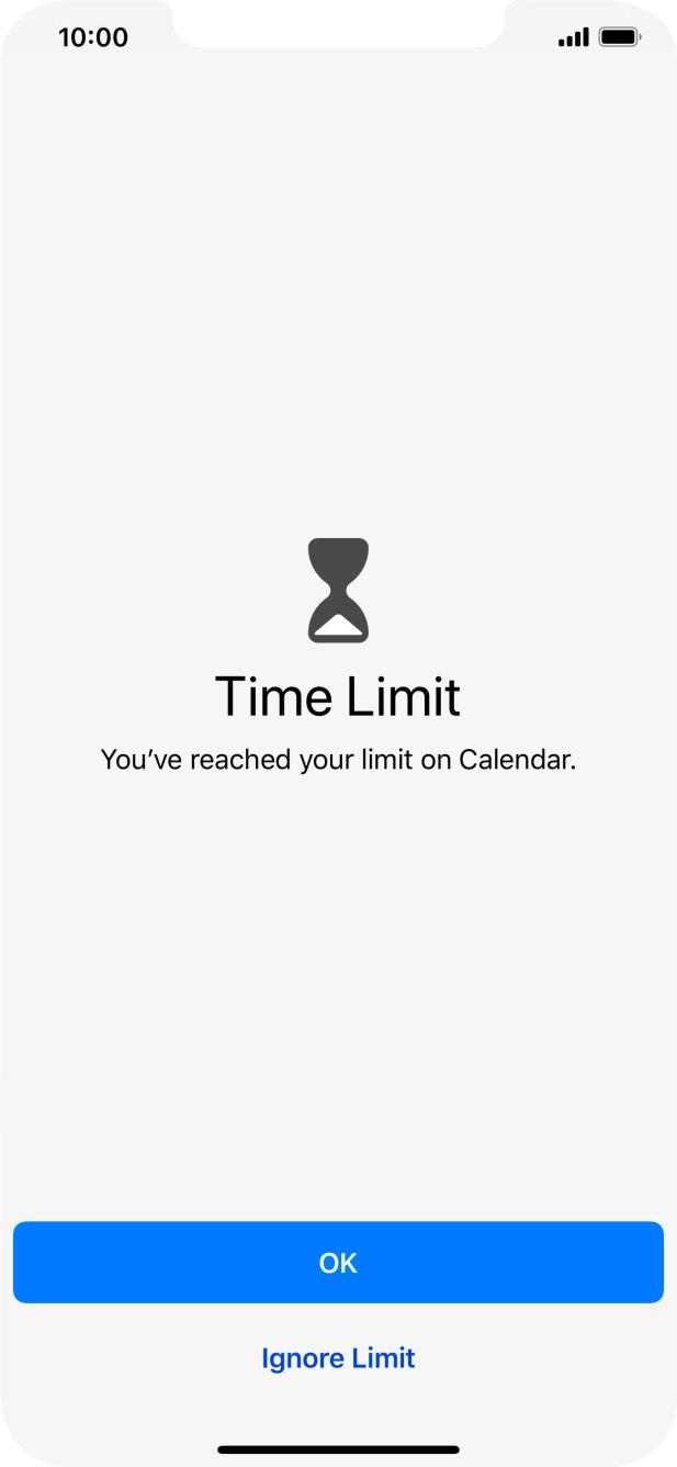 Press Ignore Limit. Press Ignore Limit.