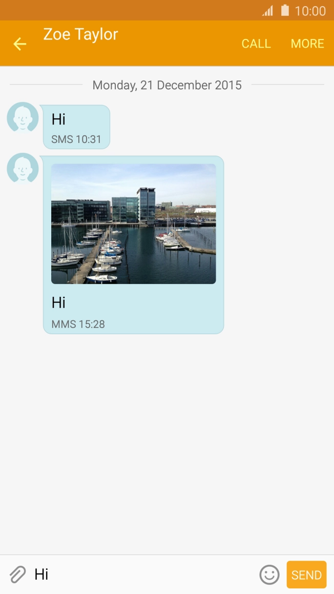 Key in the required reply and press SEND. Key in the required reply and press SEND.