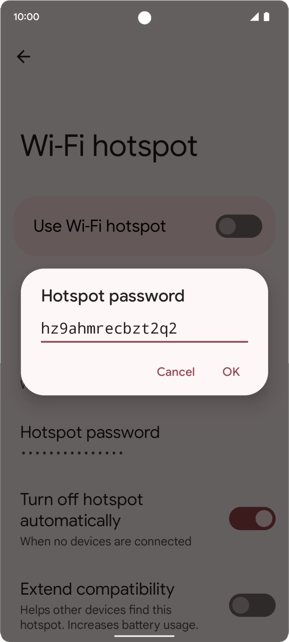 Press OK. Press OK.