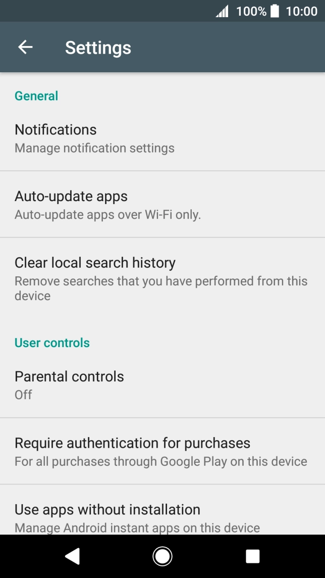Press Auto-update apps. Press Auto-update apps.