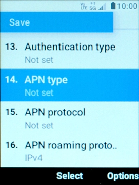 Press the Navigation key.