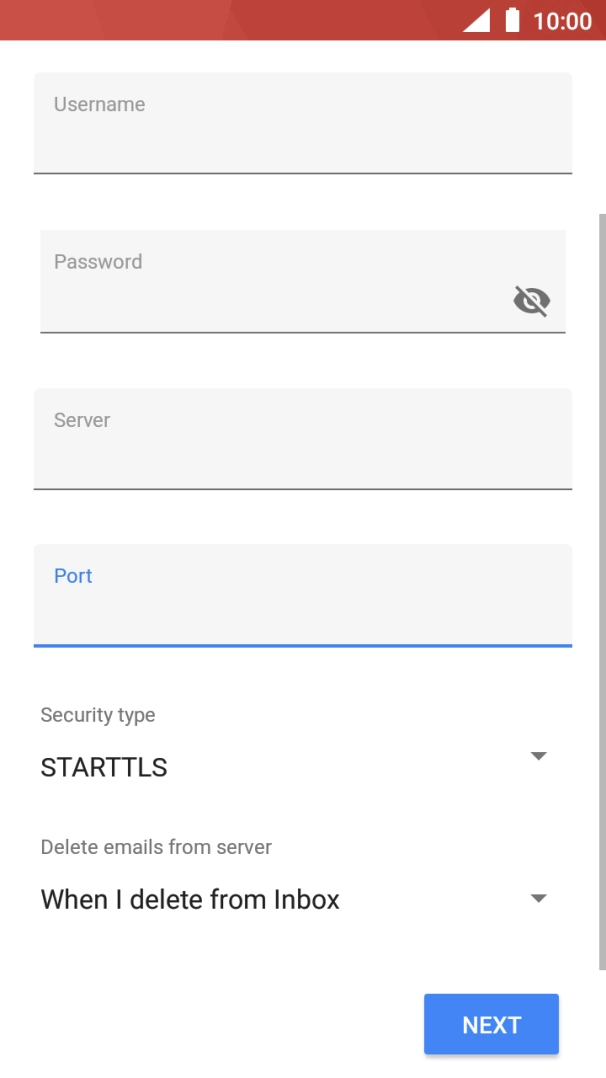 Press the drop down list below Press the drop down list below