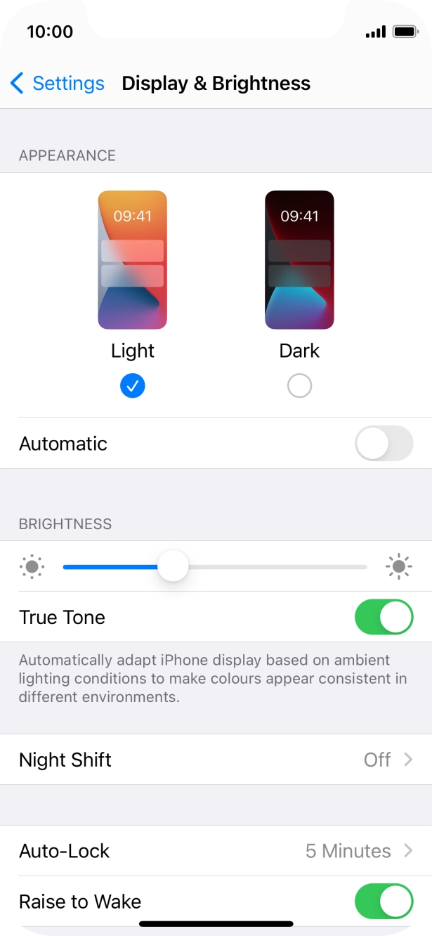 Press Dark. Press Dark.