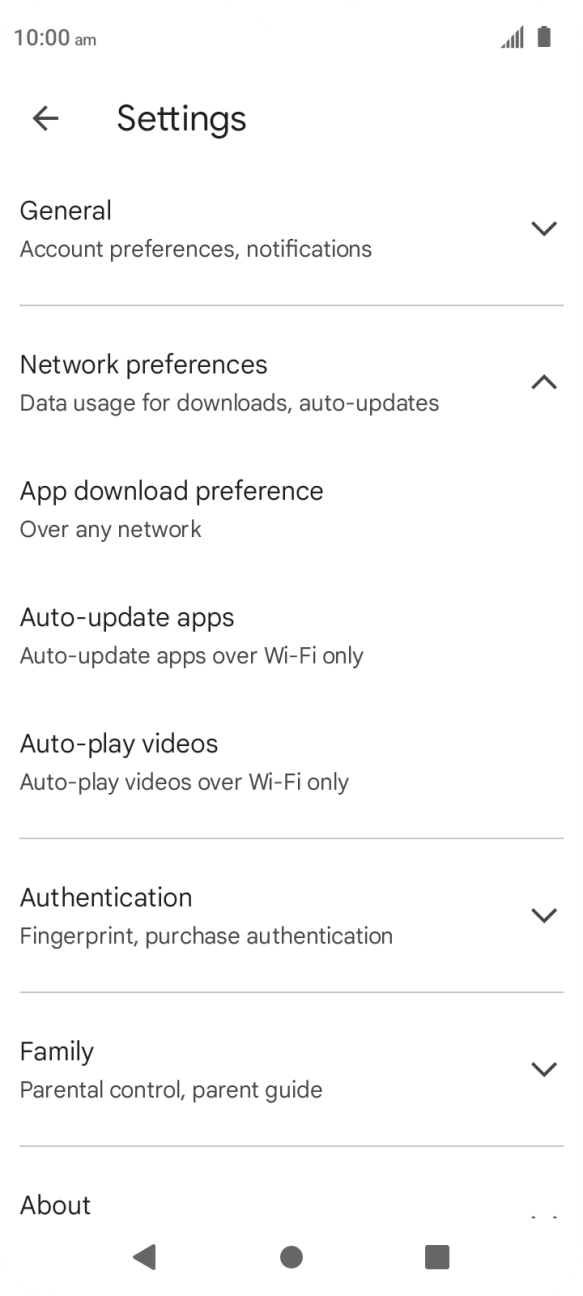 Press Auto-update apps. Press Auto-update apps.