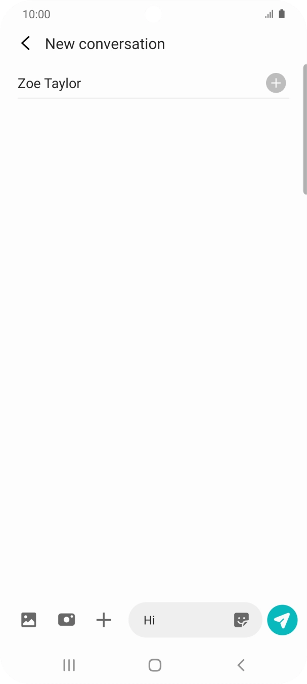 Press the picture icon. Press the picture icon.
