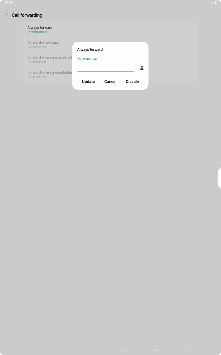 Press Disable.