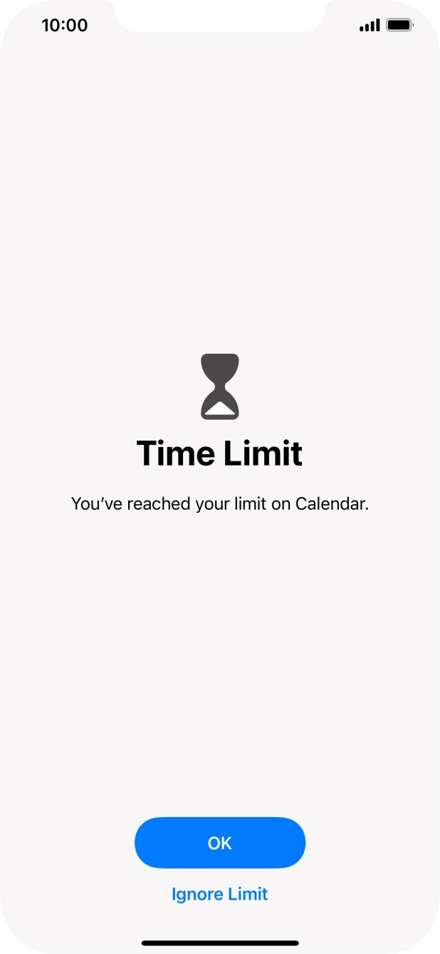 Press Ignore Limit. Press Ignore Limit.