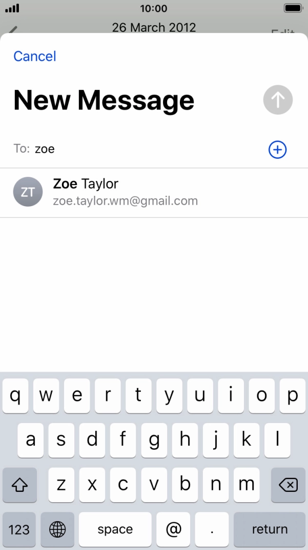Press the required contact. Press the required contact.