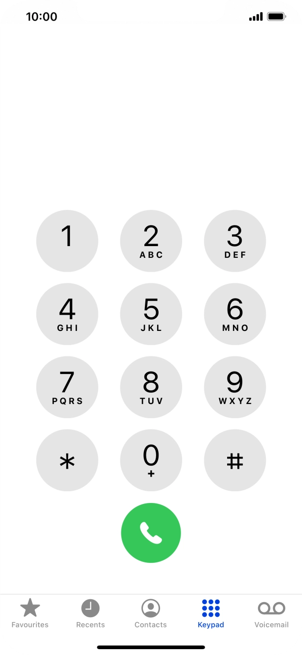 Press Keypad.