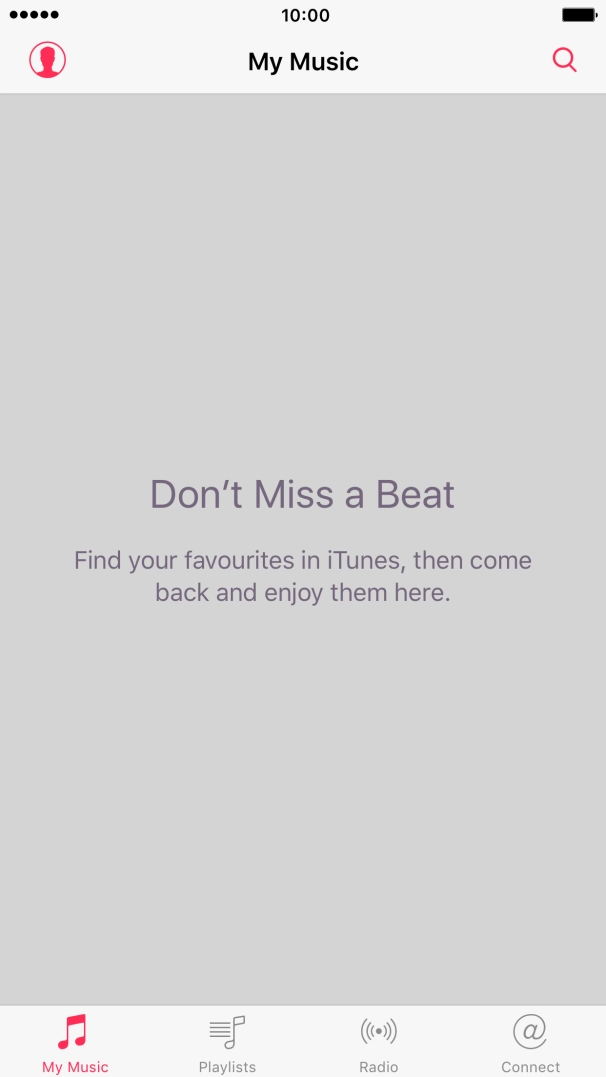 Press Playlists.