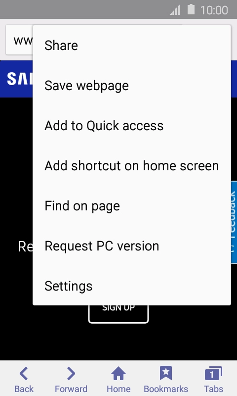 Press Settings. Press Settings.