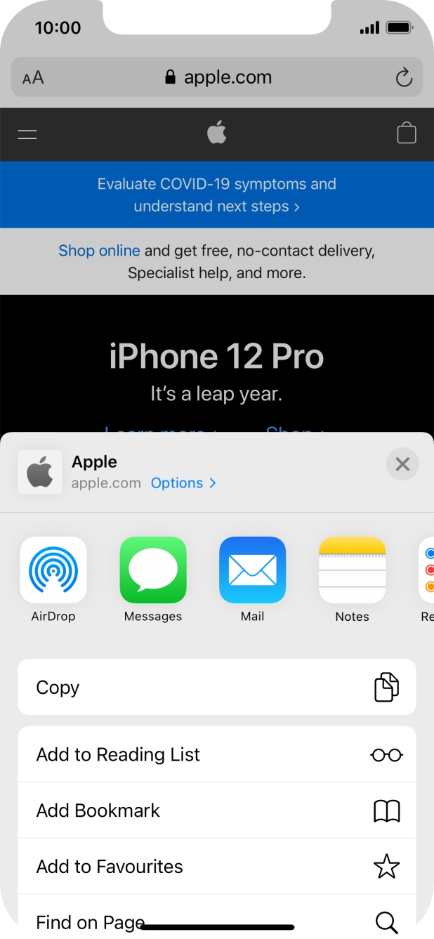 Press Add Bookmark. Press Add Bookmark.