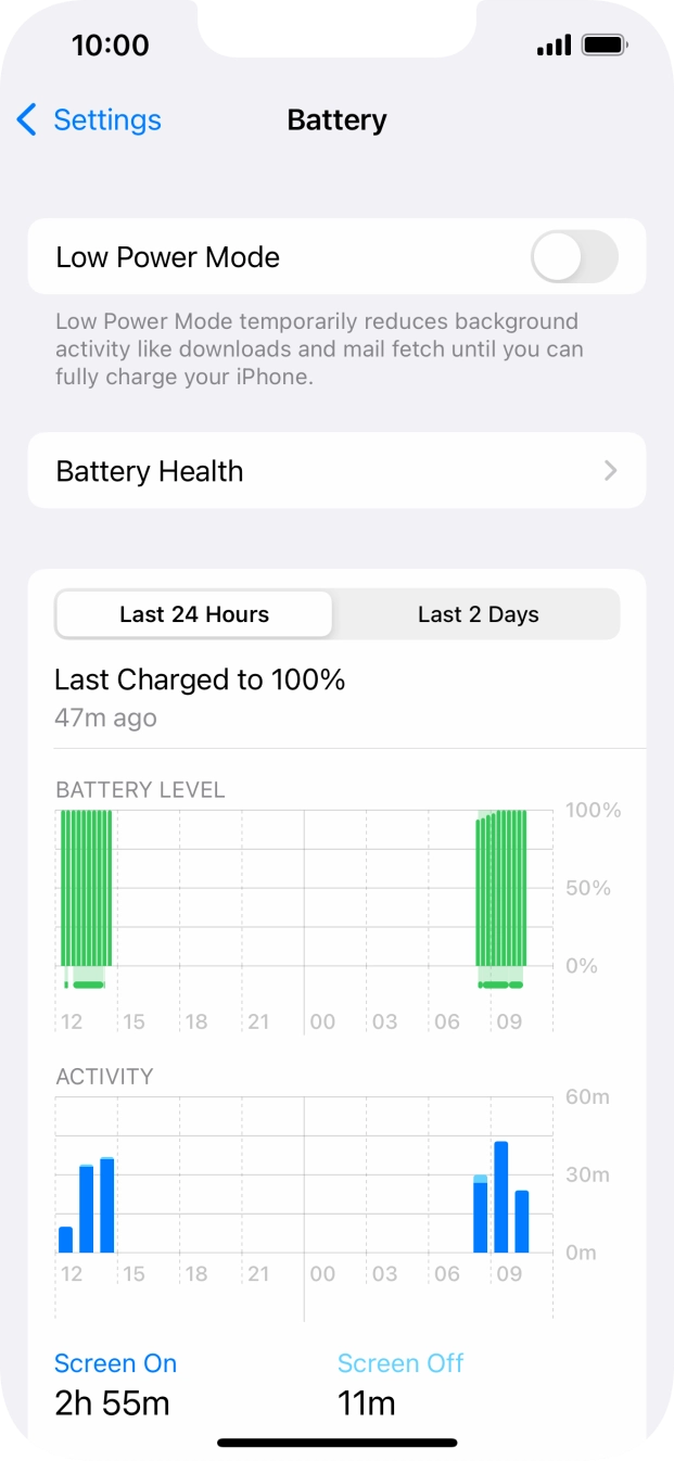 Press the indicator next to Press the indicator next to