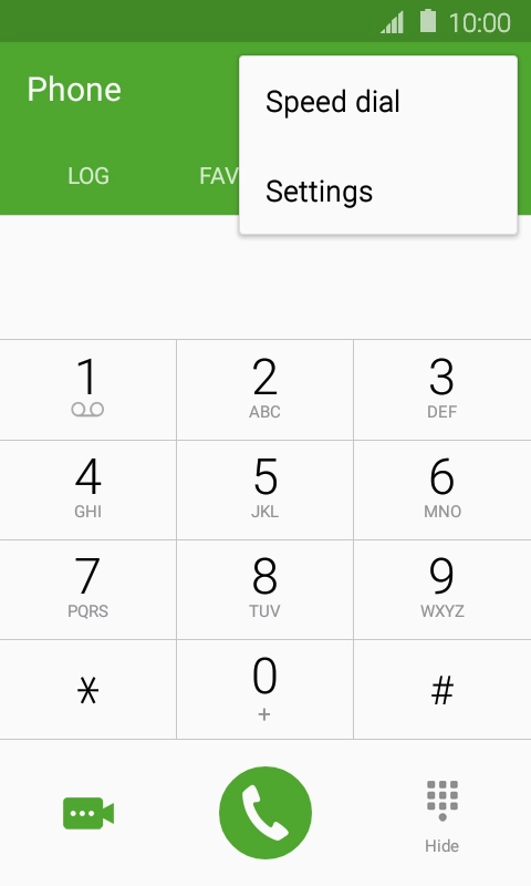 Press Speed dial. Press Speed dial.