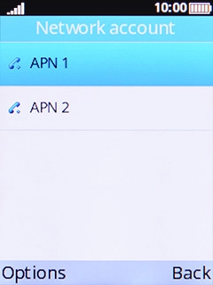 Select the required data connection.