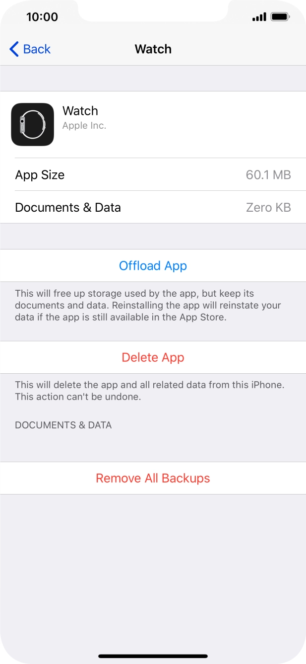 Press Offload App.