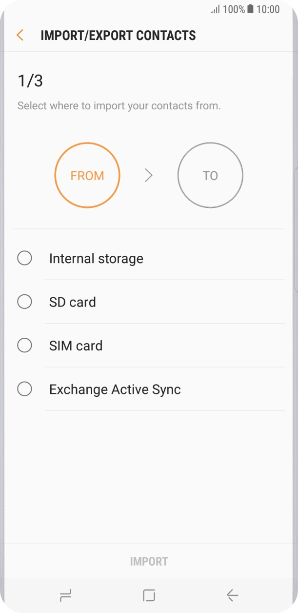 Press SIM card. Press SIM card.