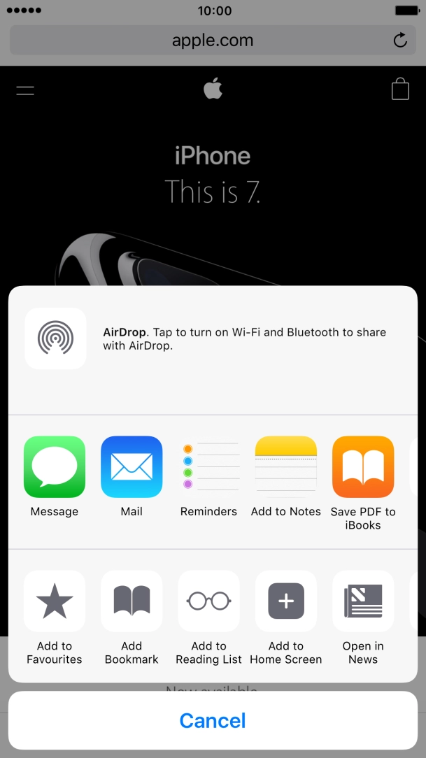 Press Add Bookmark. Press Add Bookmark.