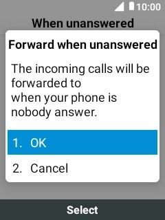 Select OK.