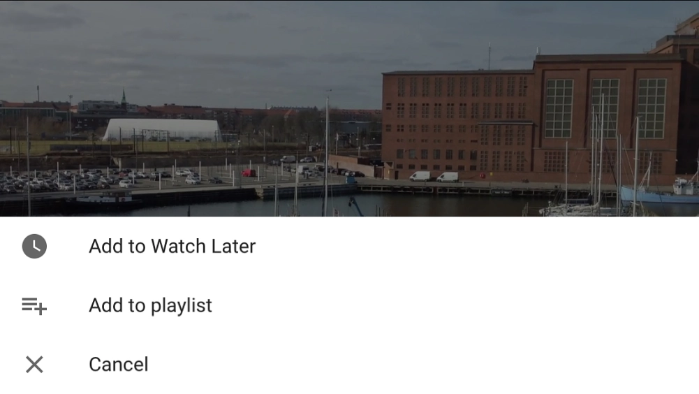 Press Add to playlist. Press Add to playlist.