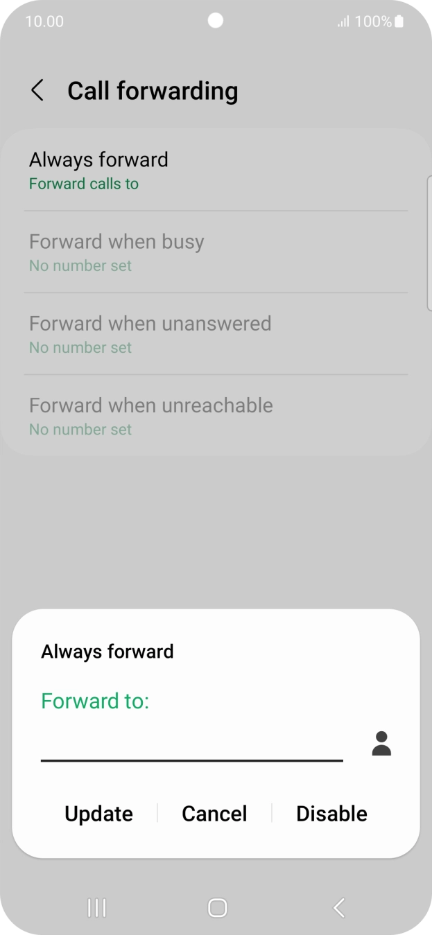 Press Disable.