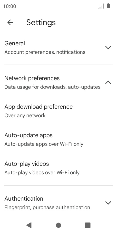 Press Auto-update apps. Press Auto-update apps.