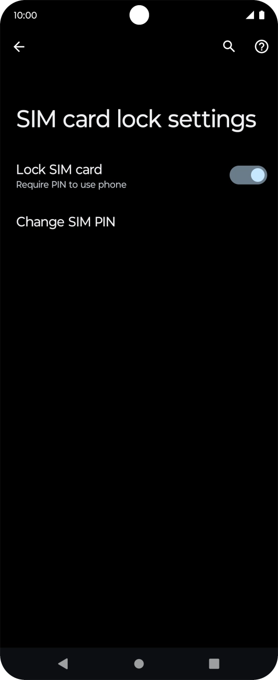 Press the indicator next to Press the indicator next to